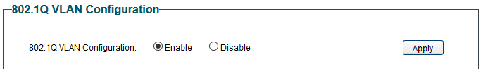 Activer le VLAN 802.1Q