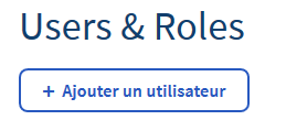 ajouter un utilisateur