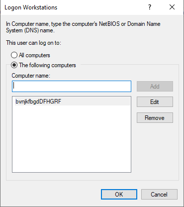 Check before clicking OK