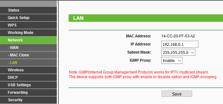 Configuration du plan d’adressage