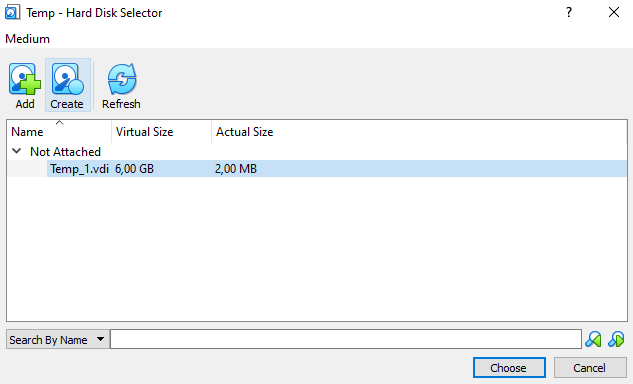 Disk Selector