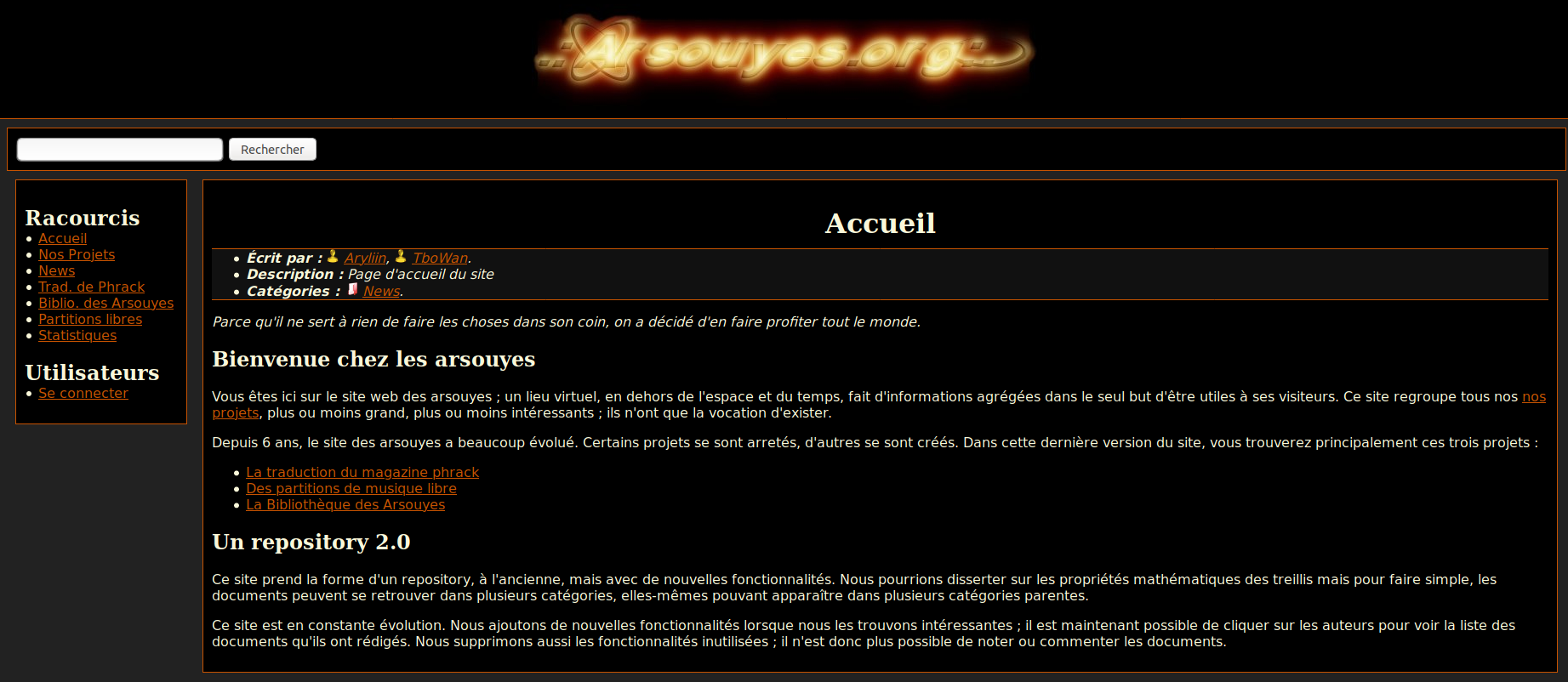 Les arsouyes en 2010