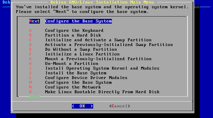 Configuration du système