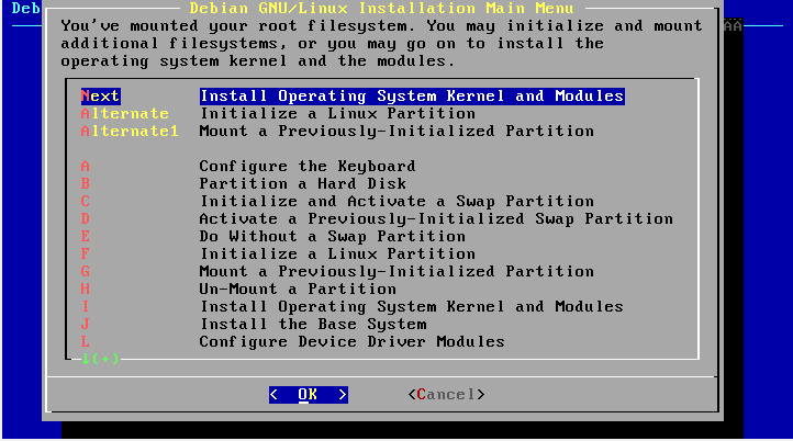 Install Operating System