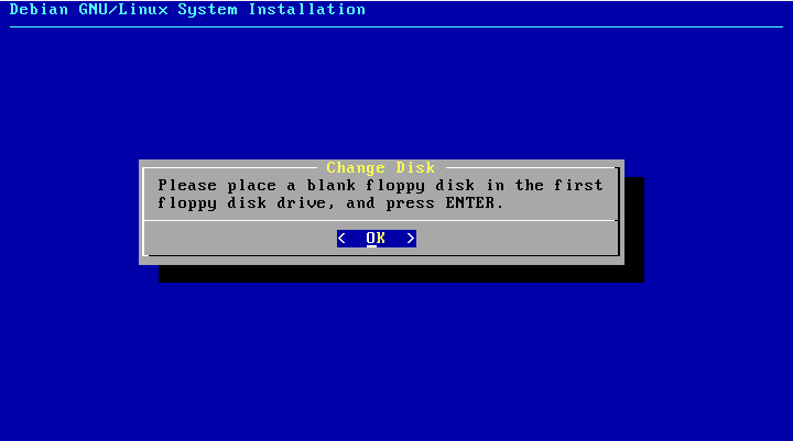 Floppy disk insertion