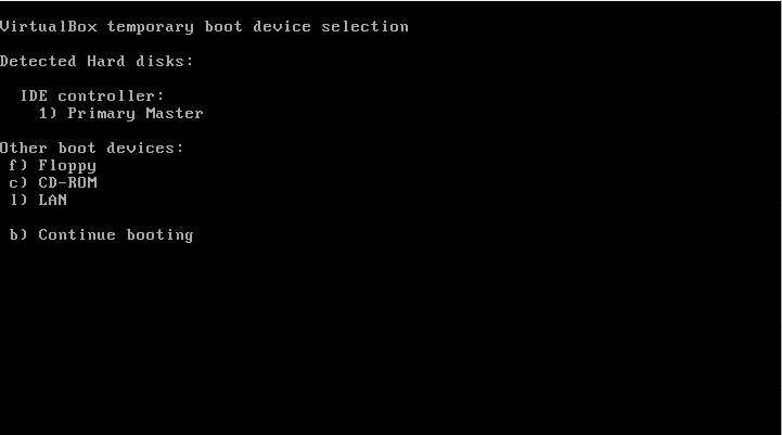 Booting on floppy disk