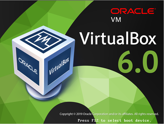 Démarrage de Virtualbox